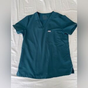 Figs Caribbean Blue Scrub Set